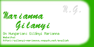 marianna gilanyi business card